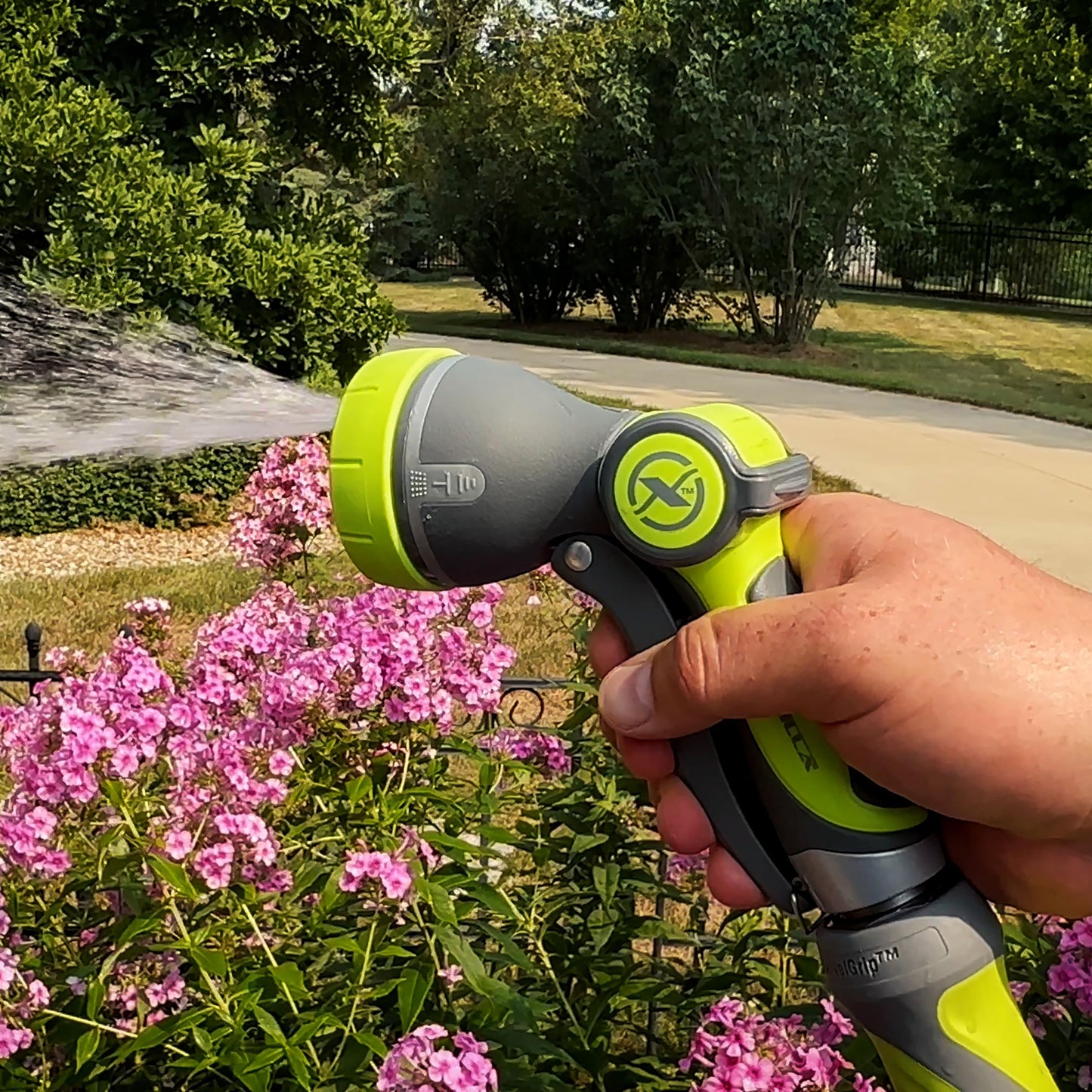 Flexzilla Garden Hose Nozzle - Heavy Duty Pistol Grip, NFZG61, ZillaGreen™ (Pack of 3)