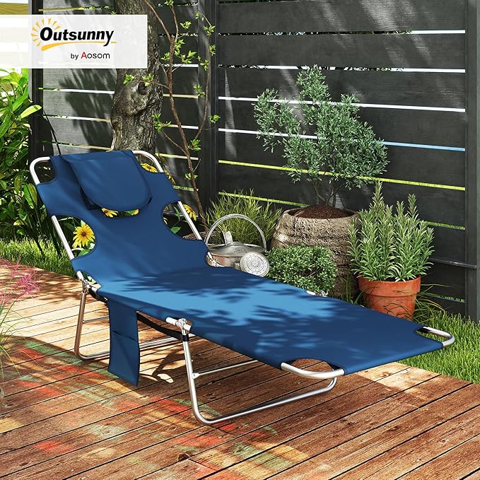 Outsunny Chaise Lounge Chair Outdoor