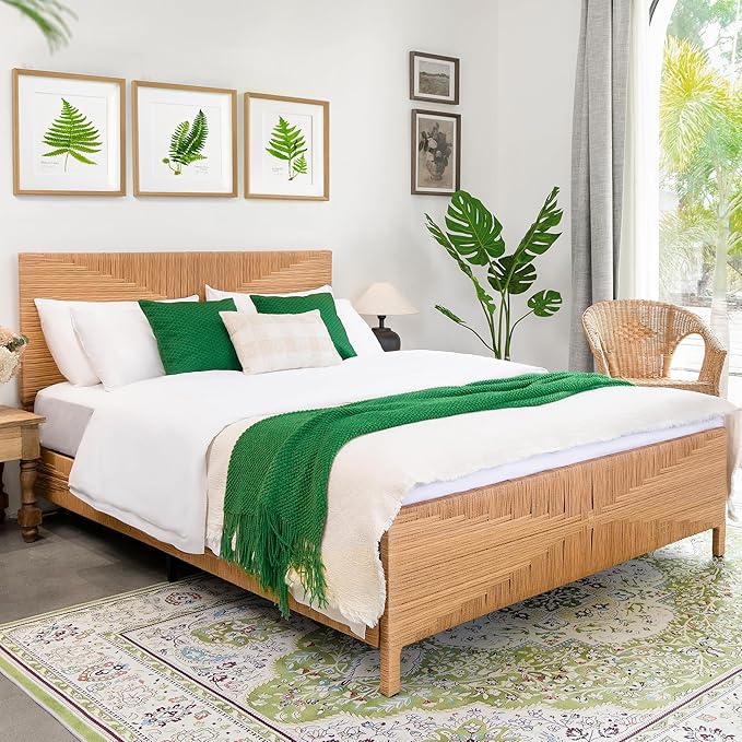Yechen Boho Full Bed Frame