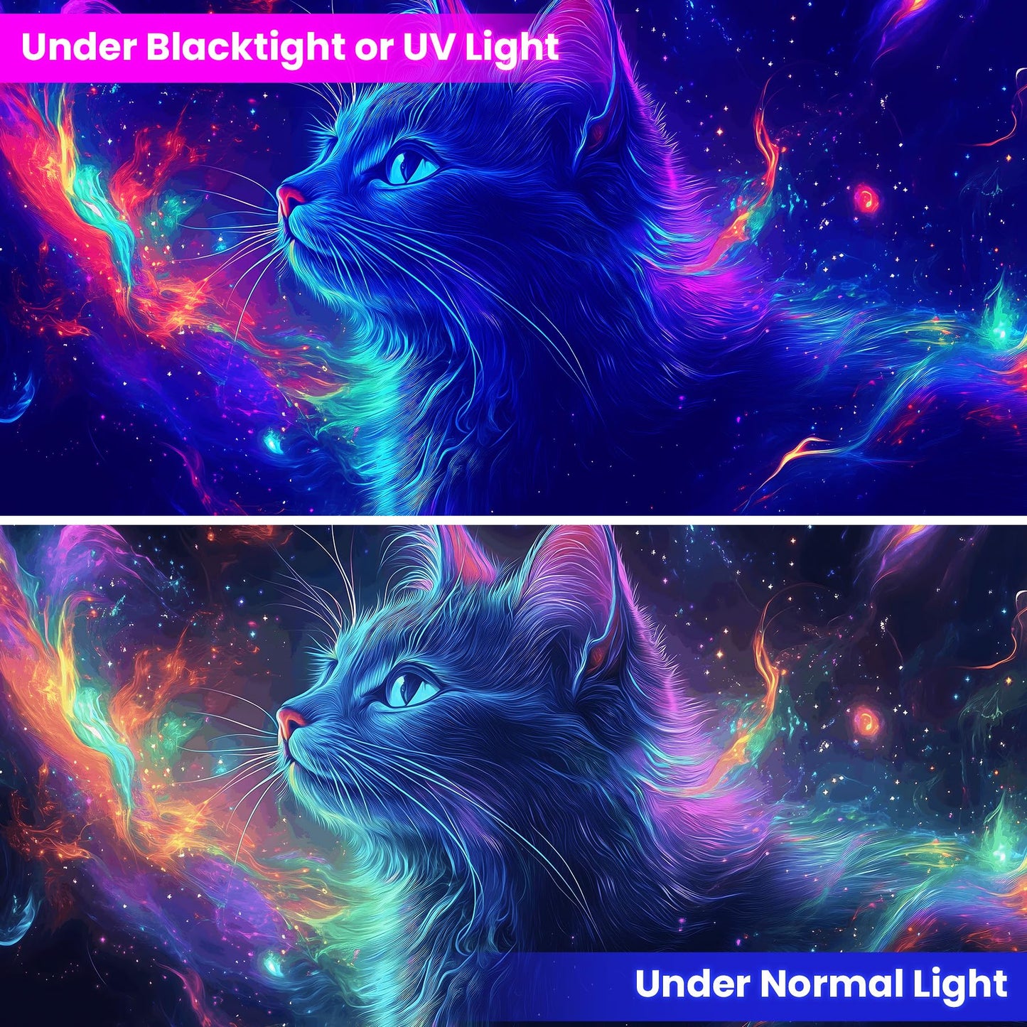 BVBOX Blacklight Tapestry,Animal Tapestry Glow In The Dark,UV Reactive Black Light Upright Posters Wall Hanging for Bedroom Dorm Living Room Backdrop Decor (Spider, 90" L x 70" W)