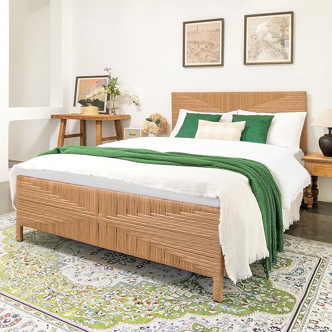 Yechen Boho Full Bed Frame