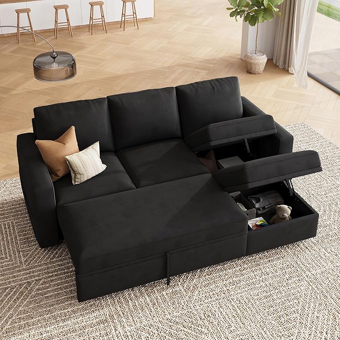HONBAY Modular Sectional Sleeper Sofa