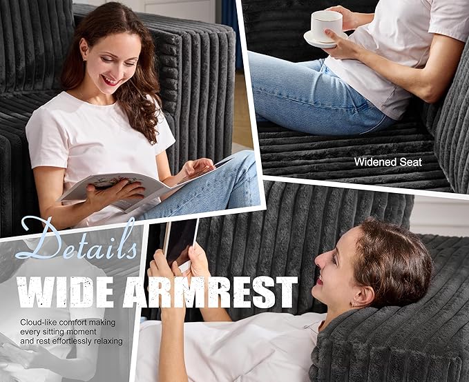 Modular Sectional Sofa 2 Seater Loveseat Modular Couch