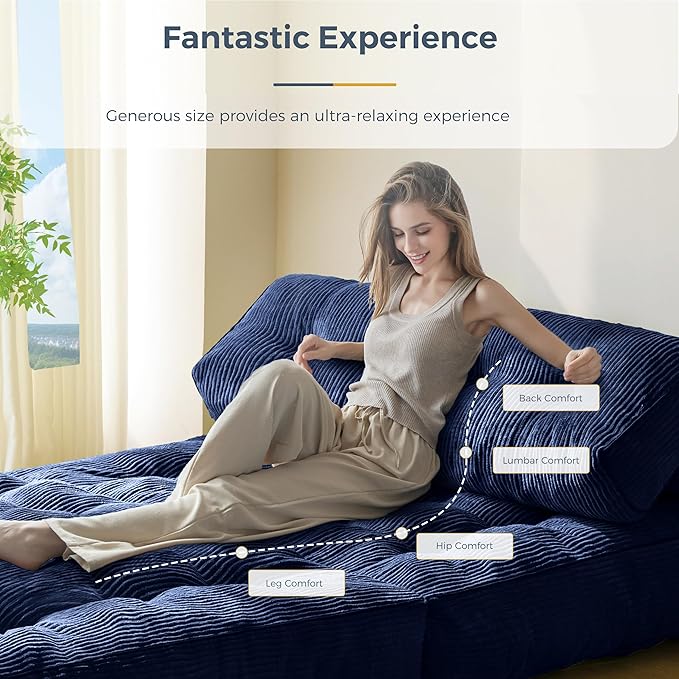 MAXYOYO Folding Sofa Bed, Convertible Sleeper Chair