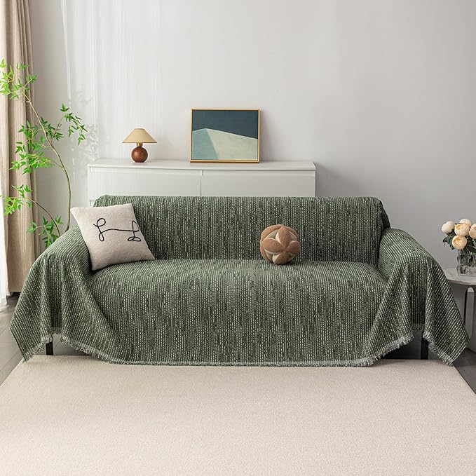 MYSKY HOME Couch Covers for 3 Cushion Couch Sofa, Sectional Couch Cover L Shape