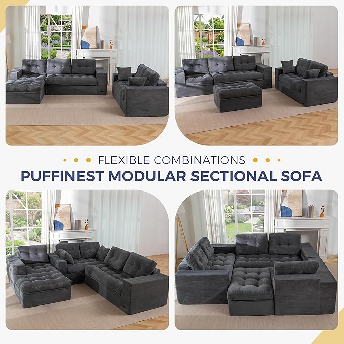 MAXYOYO Modular Sectional Sofa