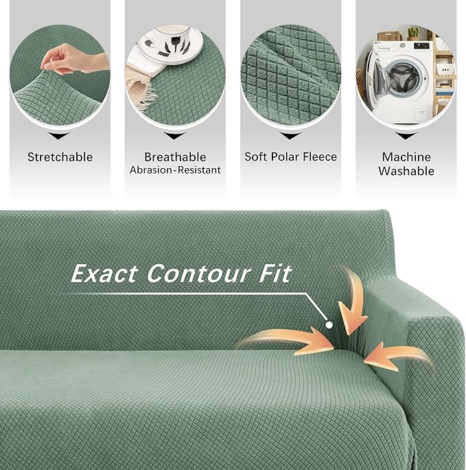 Arfntevss Stretch Sectional Couch Covers L Shaped Corner Sectional Sofa Cover