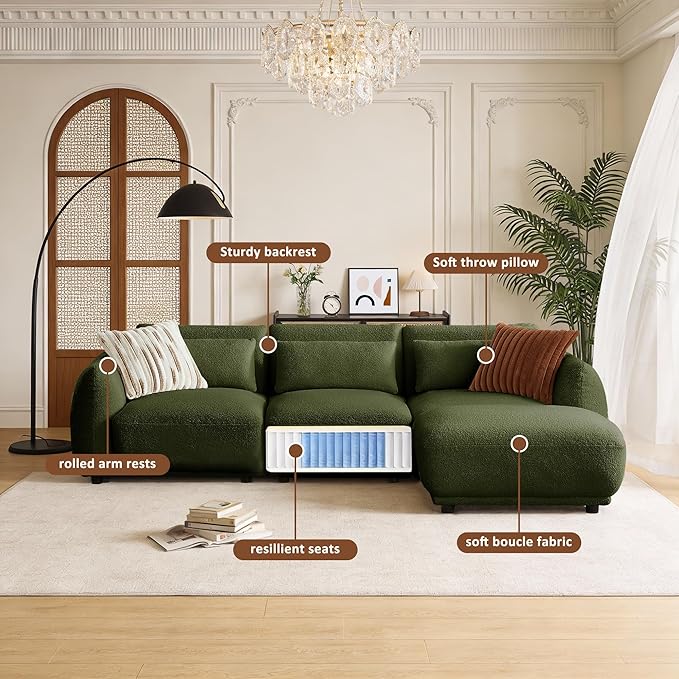 L Shaped Modular Sectional Couch