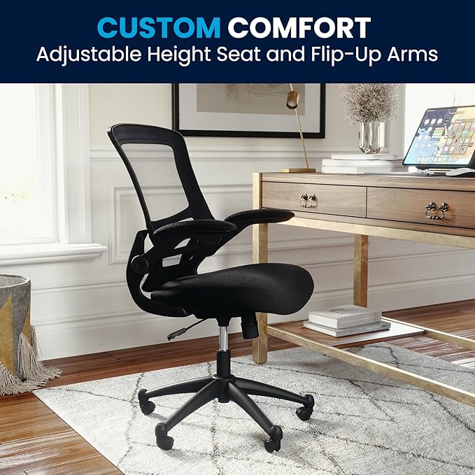 Flash Furniture Kelista Mid-Back Swivel Office Chair