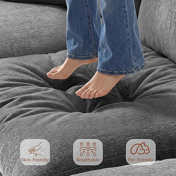 Ihanherry 141" Oversized Cloud Sectional Couches