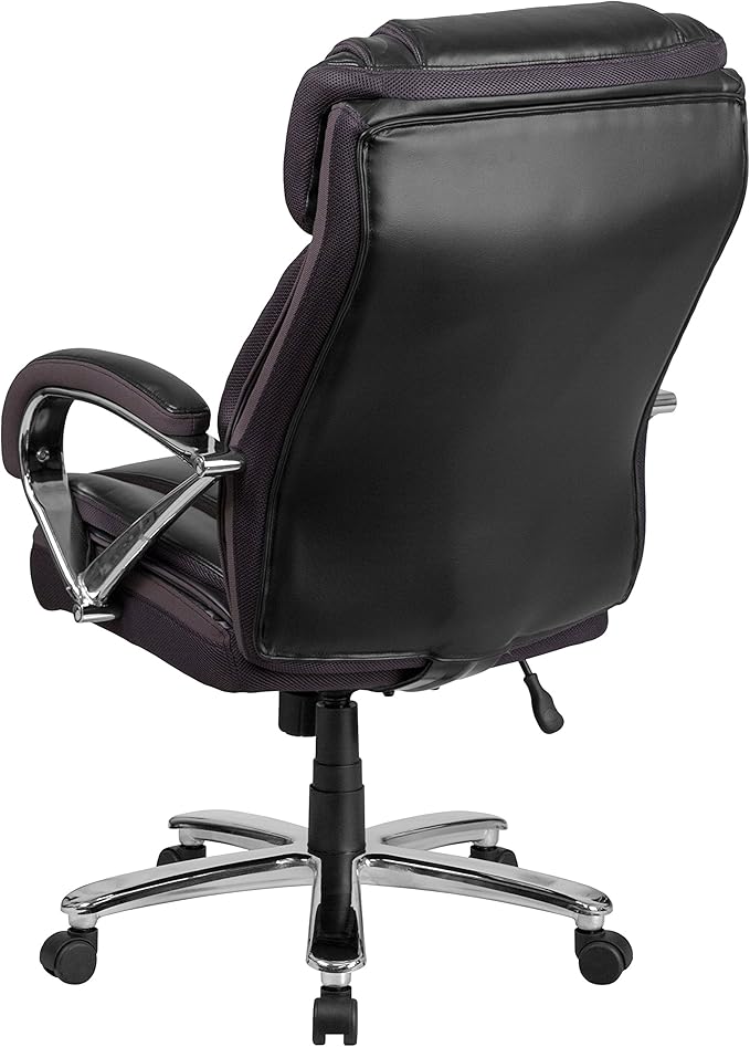Flash Furniture HERCULES Series Big & Tall 500 lb. Rated Black LeatherSoft