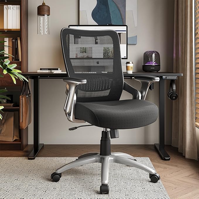 SUNNOW Office Chair, Ergonomic Computer Desk Chair, Sturdy Executive Task Chair
