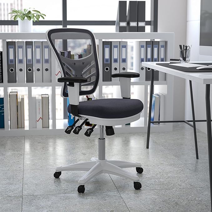 Flash Furniture Nicholas Mid-Back Swivel Office and Gaming Chair, Ergonomic