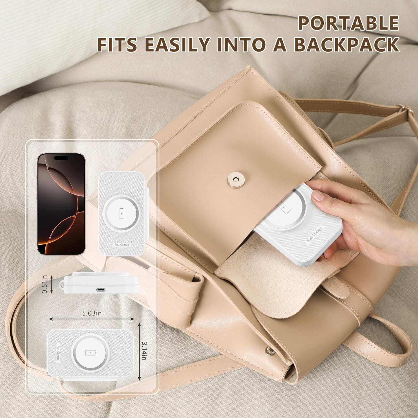 2025 Traveling Portable Wireless Mag-Safe Fast Charging Station,Magnetic 3 in 1 Charger for iPhone 17 16 15 14 13 12 Pro Max Plus,Apple Watch Series & Air pods 4 3 2 Pro-Gifts for Family