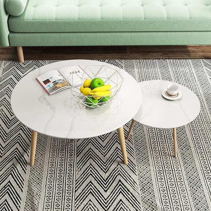 32 Inch Round Tempered Glass Coffee Table Top