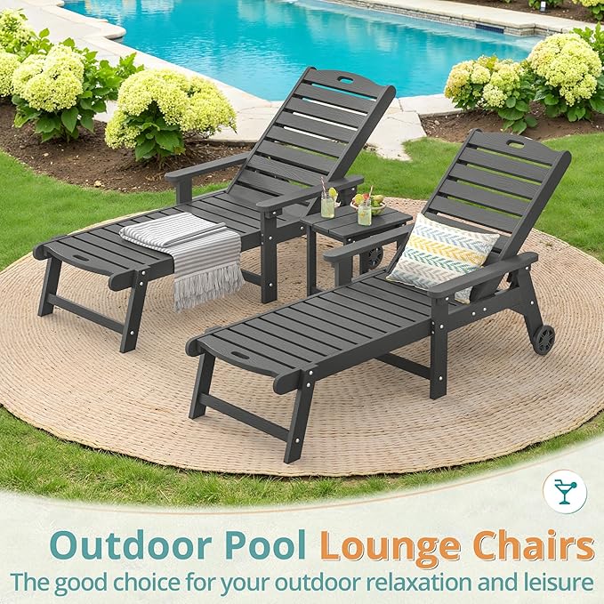 LUE BONA Outdoor Lounge Chair Set