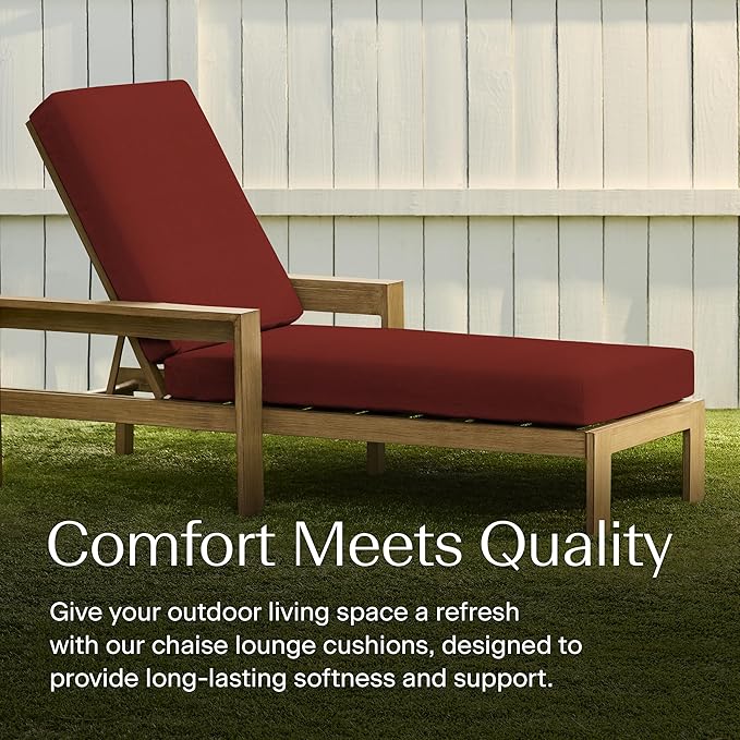 Honeycomb Outdoor Chaise Lounge Cushion