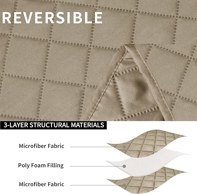 Easy-Going Oversized Recliner Sofa Cover, Reversible Couch Cover