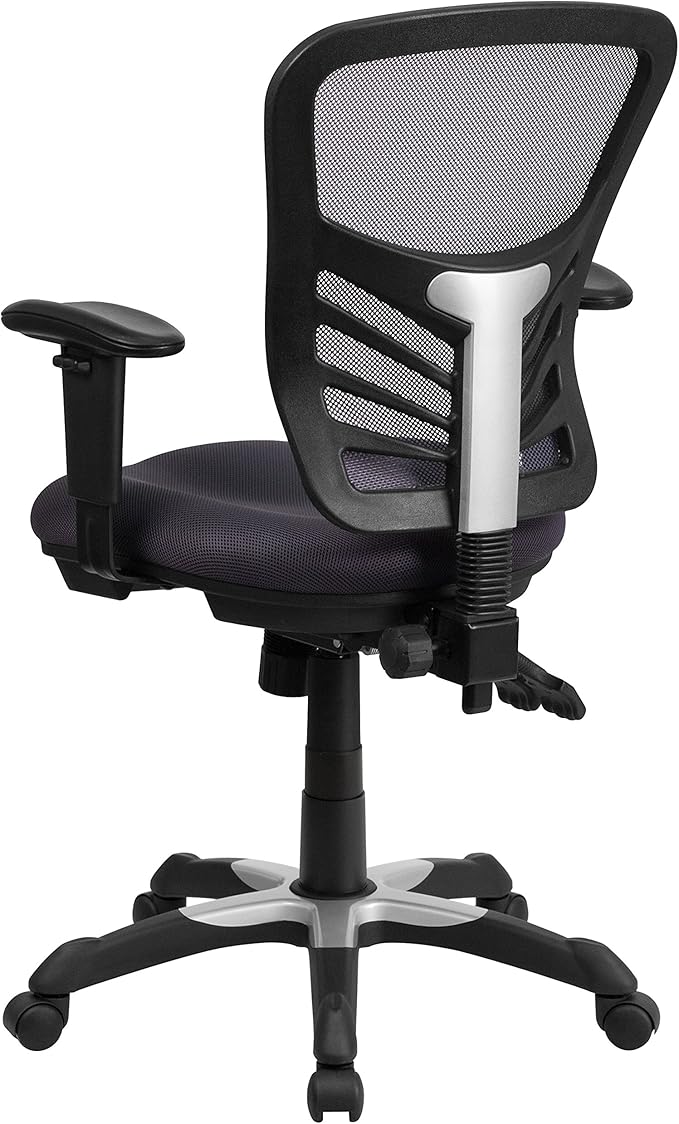 Flash Furniture Nicholas Mid-Back Swivel Office and Gaming Chair, Ergonomic