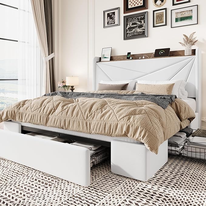 SHA CERLIN Full Size Bed Frame