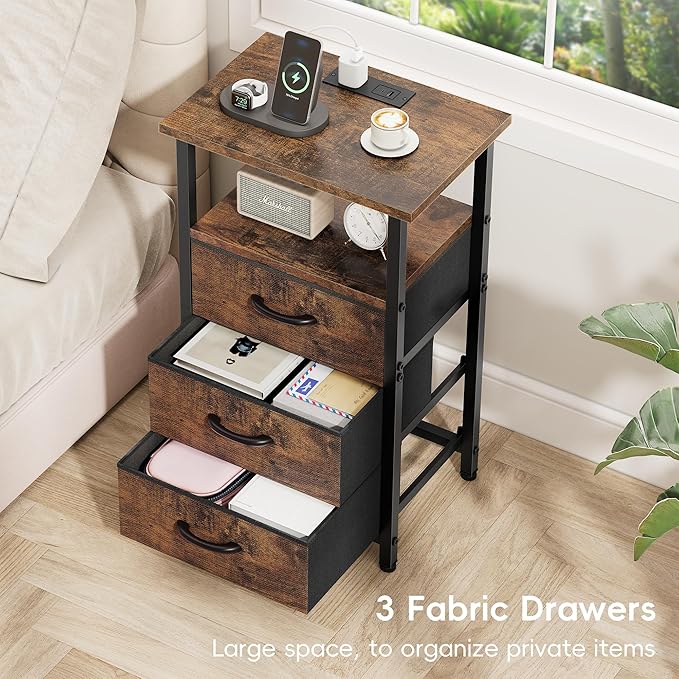 Vagusicc Nightstand Set of 2