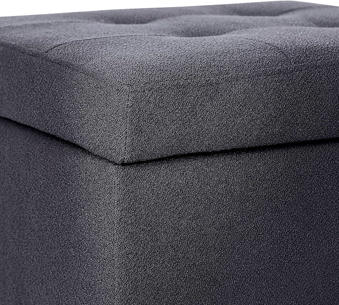 Adeco Storage Ottoman Bench