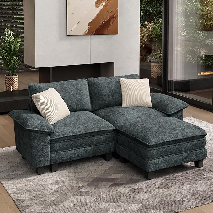 HERA'S HOUSE 88" Modular Sectional Sofa, L Shaped Couches
