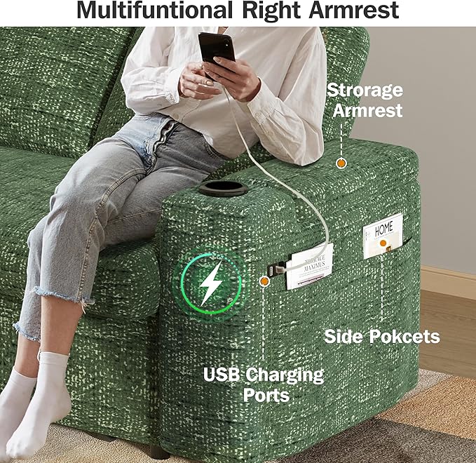 Vipbear 65" Loveseat Sleeper Sofa