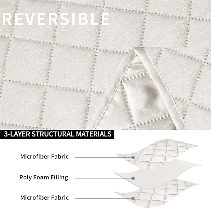 Easy-Going Oversized Recliner Sofa Cover, Reversible Couch Cover