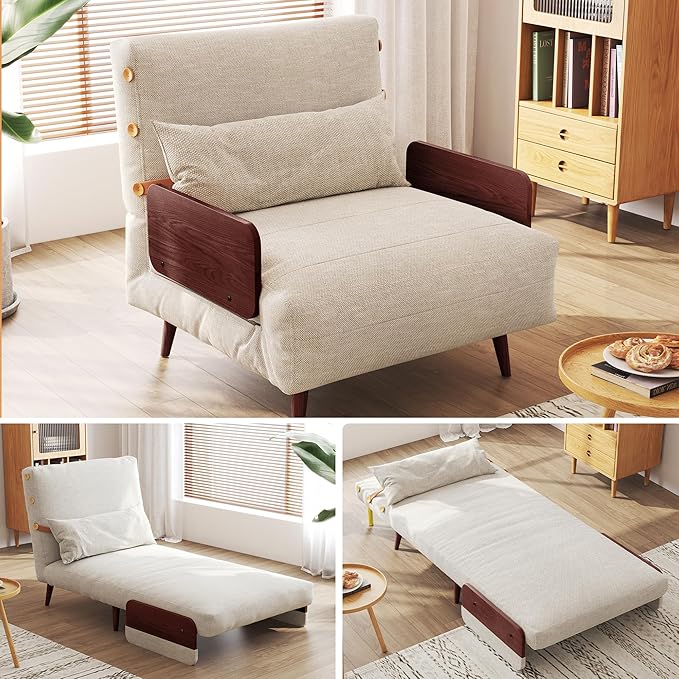 JASIWAY Convertible Sleeper Chair Bed
