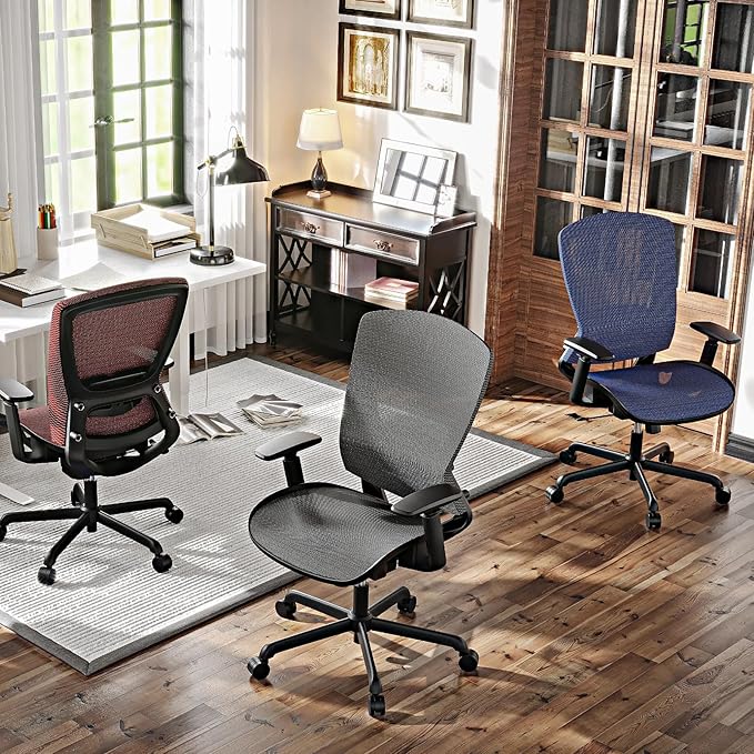 ELABEST T96 Mesh Office Chair, Ergonomic Computer Desk Chair, Sturdy Task