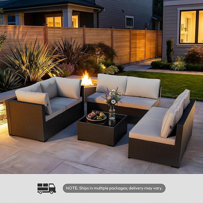 WWR Patio Furniture Set 7 Piece
