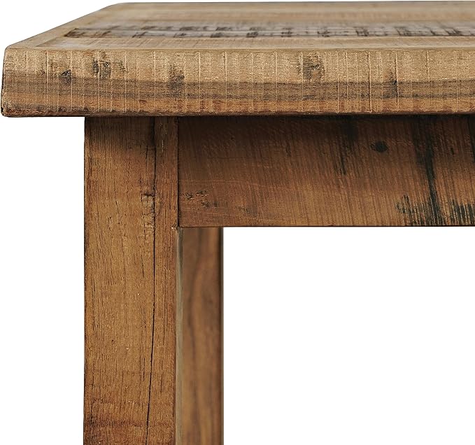 Jofran Reclaimed Acacia Wood Chairside End Table