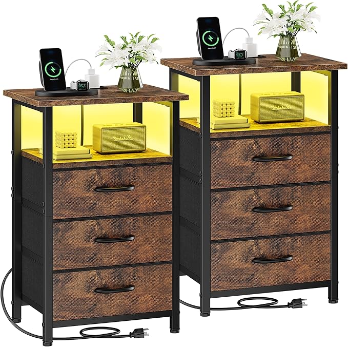 Vagusicc Night stand Set 2