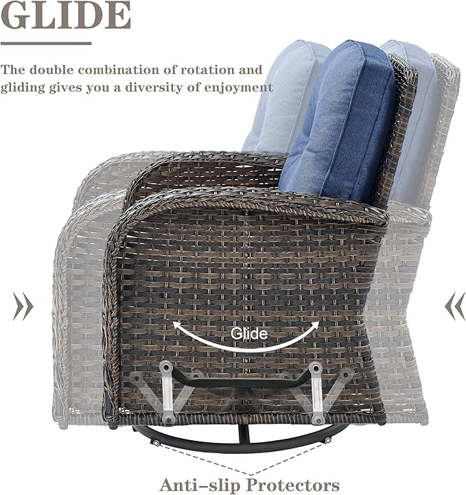 Belord Small Conversation Sets Patio Funiture