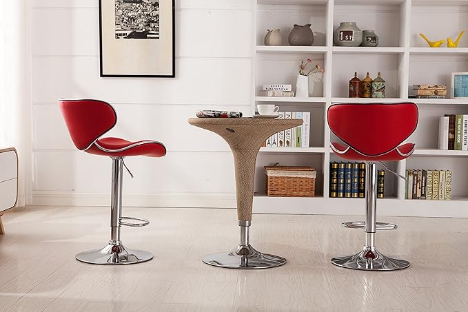 Roundhill Furniture Masaccio Cushioned Leatherette Upholstery Airlift