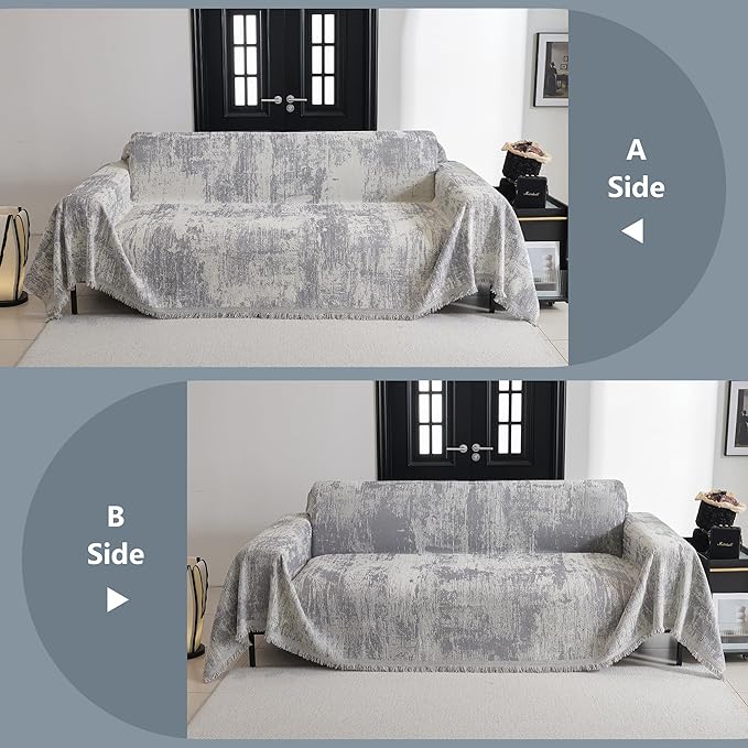 MYSKY HOME Couch Cover for Sectional Sofa Set Furniture Sofa Cover Washable for