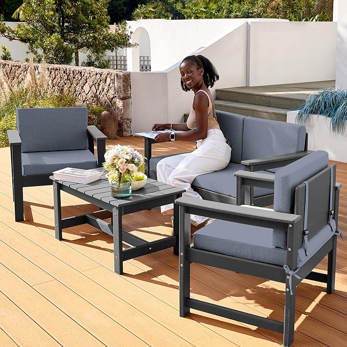 SERWALL 2 Pieces Single Cushioned Sofa Armchair