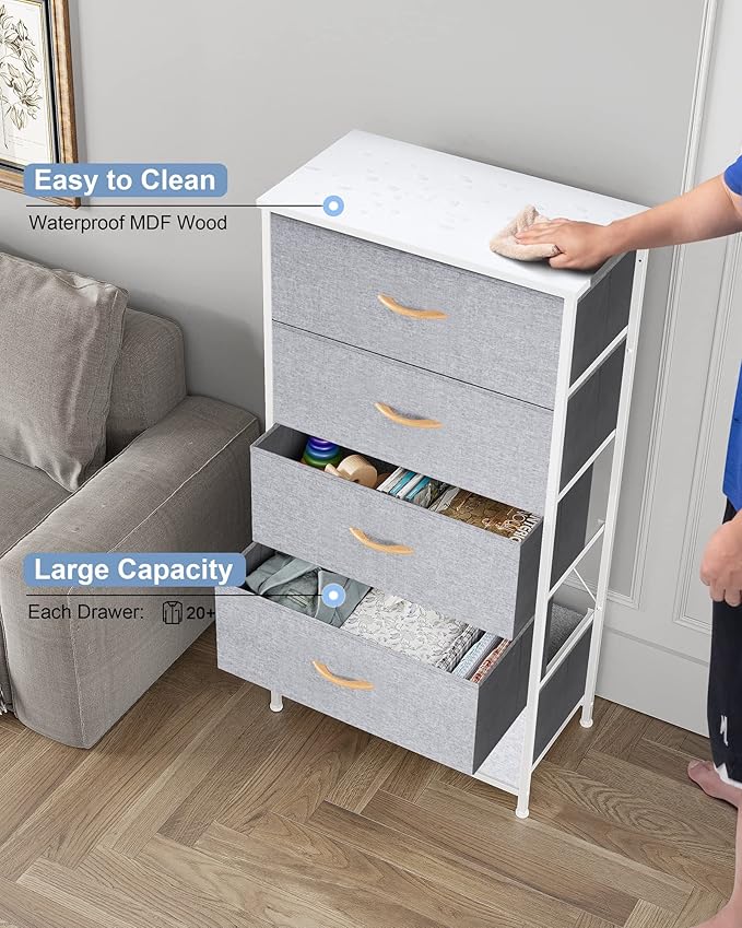Crestlive Products Vertical Dresser Storage Tower