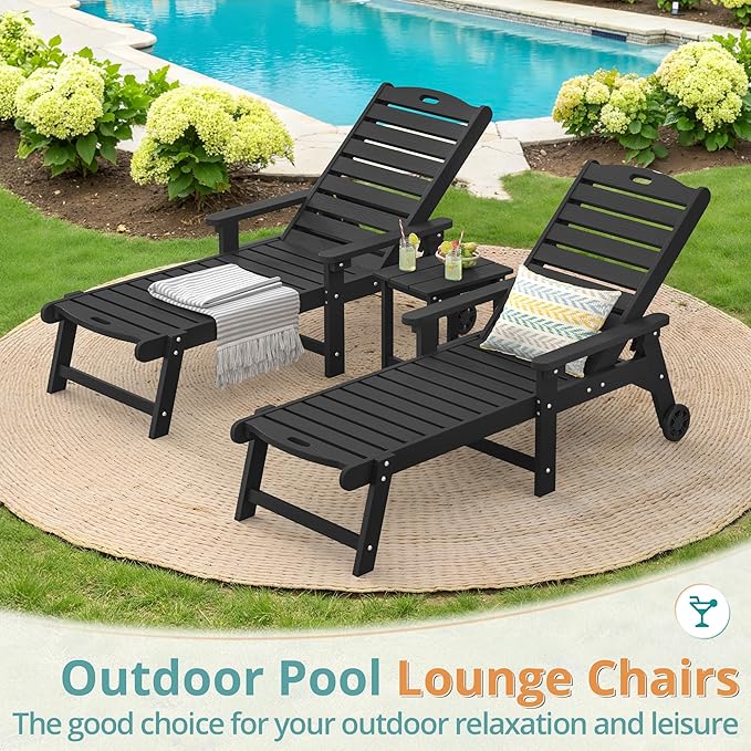 LUE BONA Outdoor Lounge Chair Set