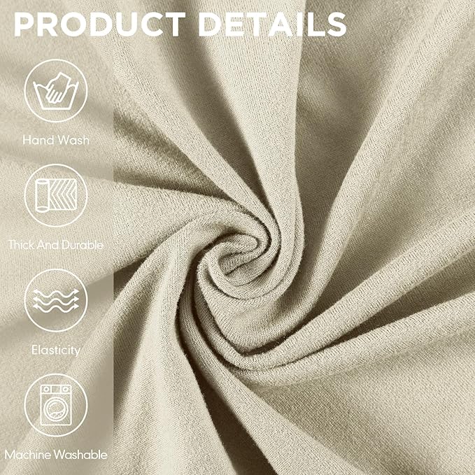 Peryiter 3 Pcs Couch and Loveseat Covers Set Sofa Cover