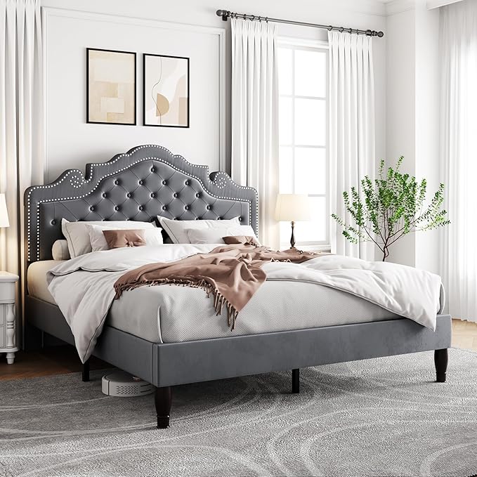 Allewie Queen Size Bed Frame