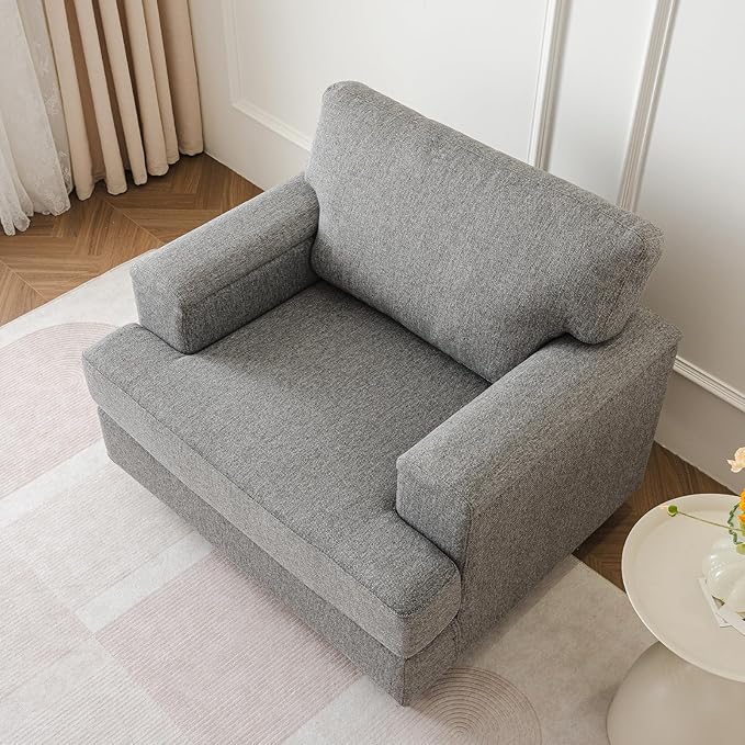 Rexulqo Oversized Accent Chair Set of 2, Upholstered Armchair