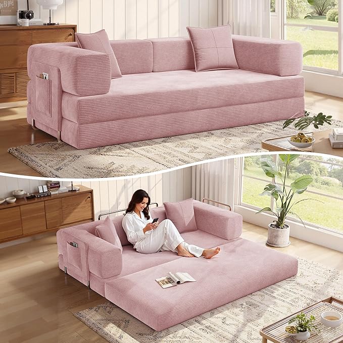 MoonSpeak 78.8''Sleeper Couch Bed