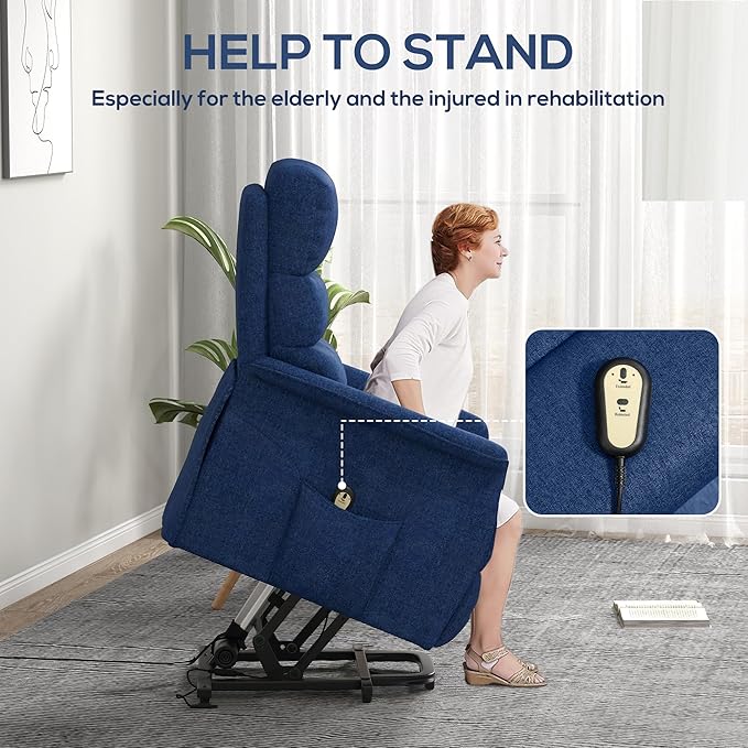 HOMCOM Power Lift Recliner Chair