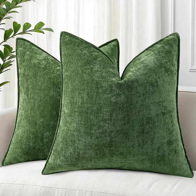 decorUhome Summer Couch Throw Pillow Covers 18x18 Set of 2, Decorative Soft