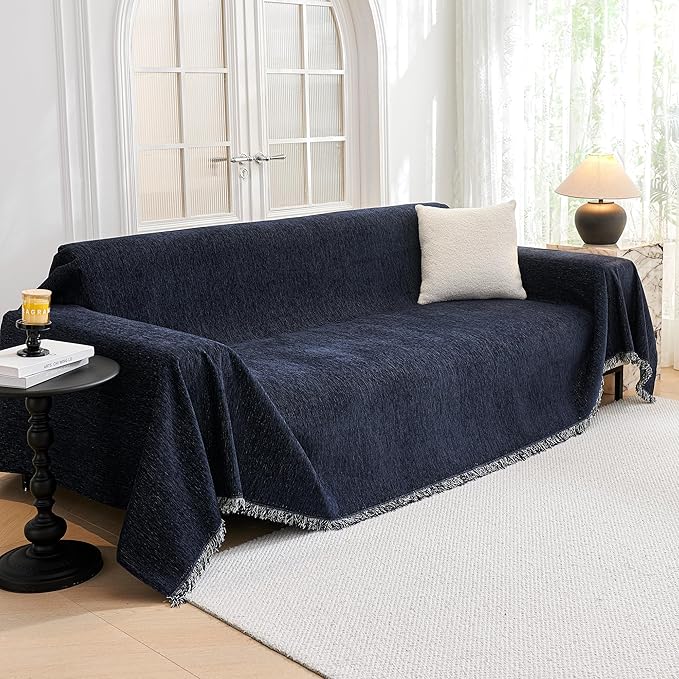 MYSKY HOME Couch Cover for Dogs Washable Couch Covers for 3 Cushion Couch Sofa