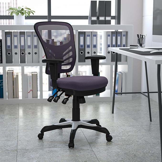Flash Furniture Nicholas Mid-Back Swivel Office and Gaming Chair, Ergonomic