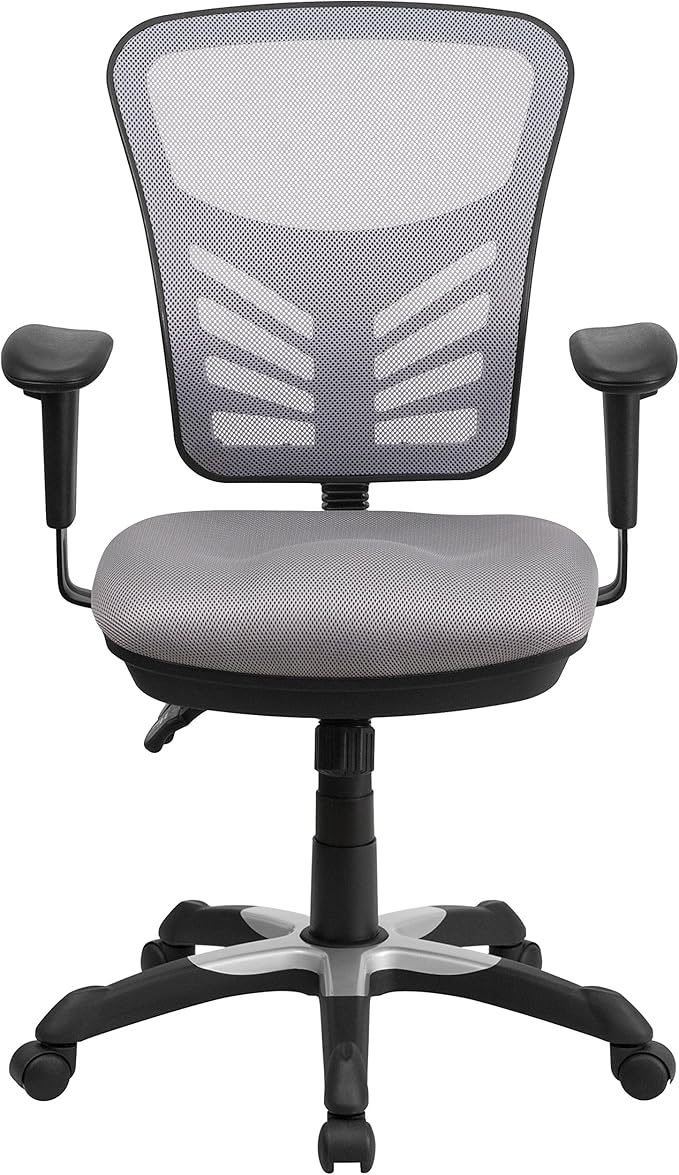 Flash Furniture Nicholas Mid-Back Swivel Office and Gaming Chair, Ergonomic