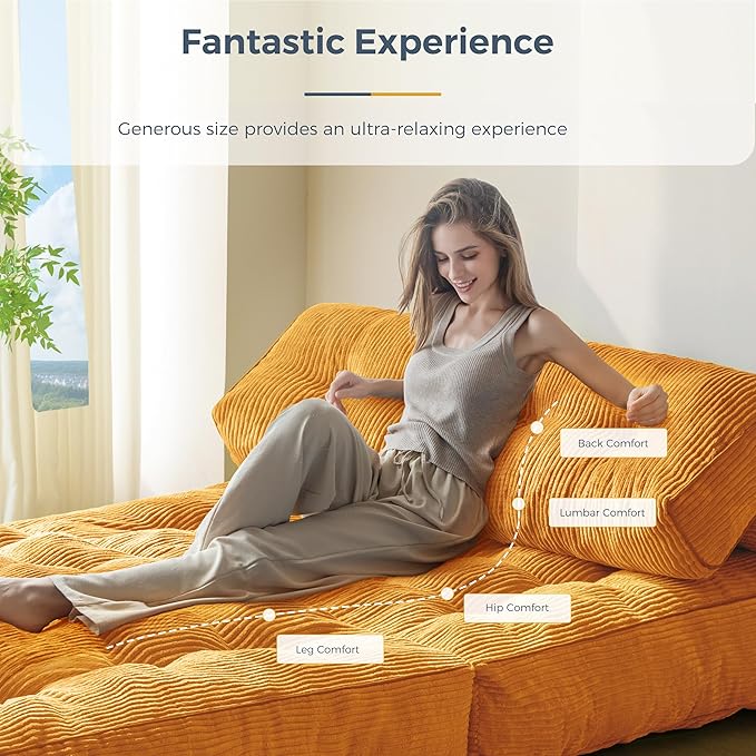 MAXYOYO Folding Sofa Bed, Convertible Sleeper Chair